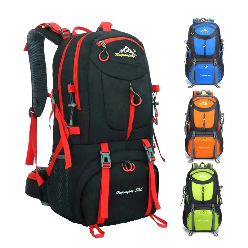 Large Men Hiking Backpack Waterproof Rucksacks Outdoor Camping Travel Sport Bags