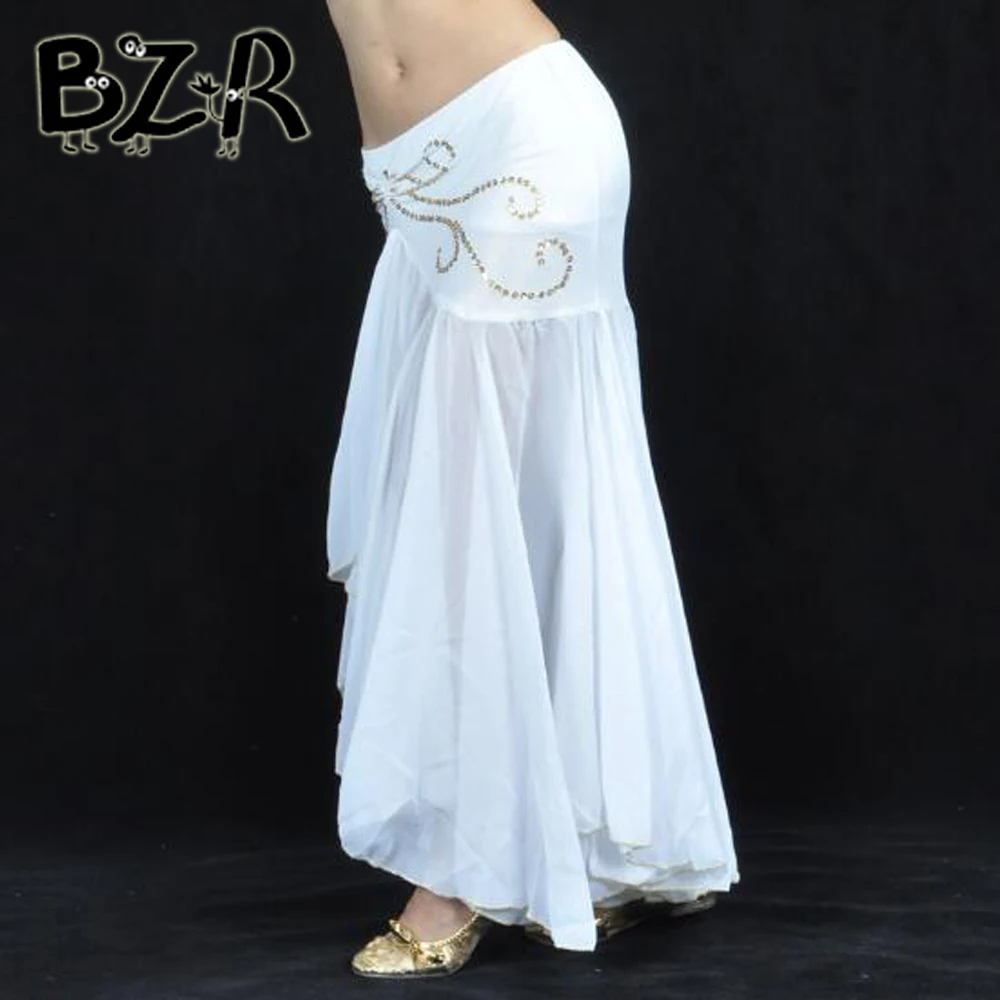 Bazzery новая сексуальная Женская юбка для танца живота Премиум Дизайн рыбий хвост Сценические костюмы для танца живота