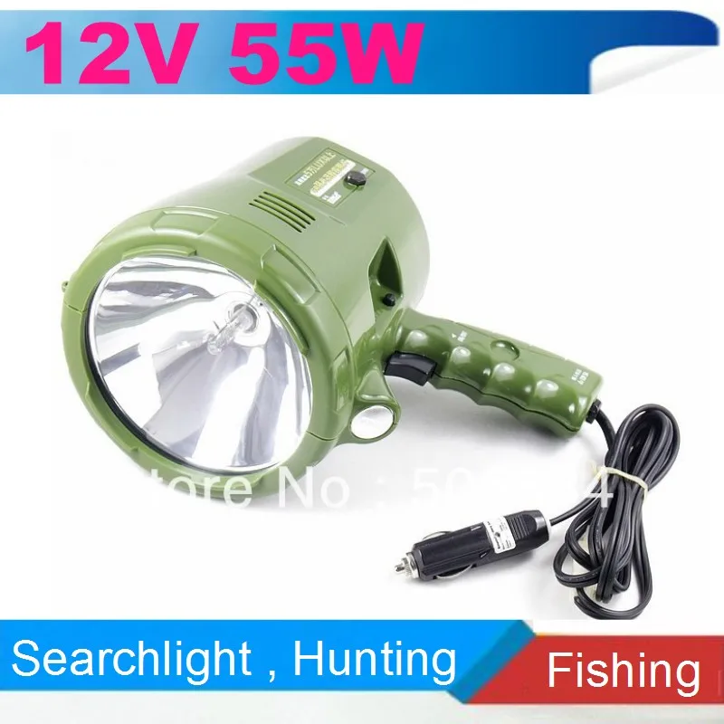 

in-Car 50000 LUX 12V 55W Portable Halogen Spotlights Outdoor Explore Camping Fishing Hunting Shooting Rescue Search light