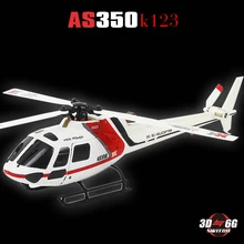 XK K123 6CH Brushless AS350 Scale 3D6G System RC Helicopter RTF