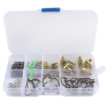 115 шт./кор. рыболовные снасти набор кольца с символами бусины пуля медь Кривошип крючки двойной круг рыболовные аксессуары набор