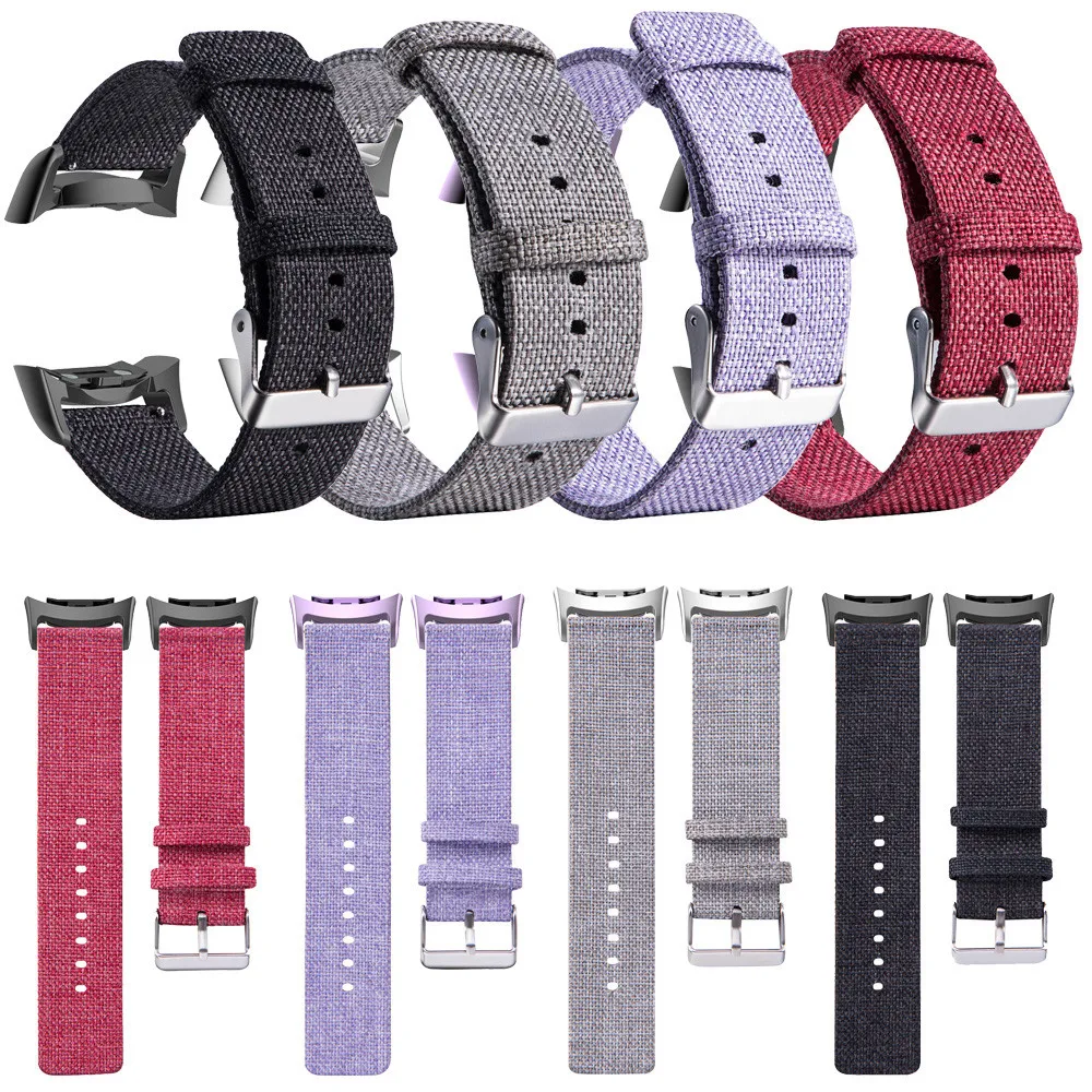 

SusenstoneHigh Quality Clock Fashion Woven Fabric Watch Band For Samsung Gear S2 SM-R720 / SM-R730 with Adapter Gift