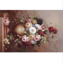 1000 штук белая бумажная карточка головоломка 1000 штук Рождественская красивая бутылка с цветами головоломка для взрослых девочек