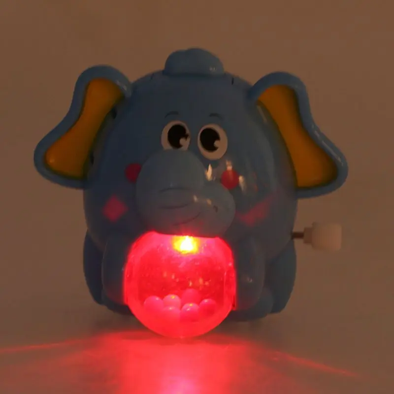 Animal Wind Up Toys Kids Educational Baby Toys Light Up Toy Mini