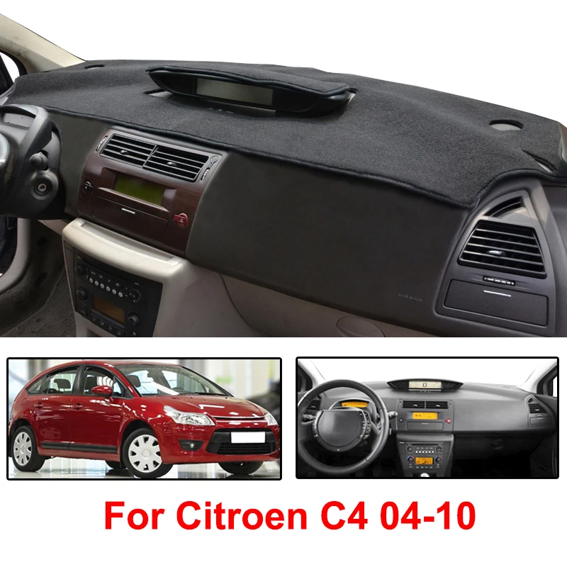 Xukey подходит для Citroen C4 C-Quatre приборной панели крышки Dashmat Даш Мат Pad козырек от солнца приборная панель Крышка 2004-2006 2007 2008 2009 2010