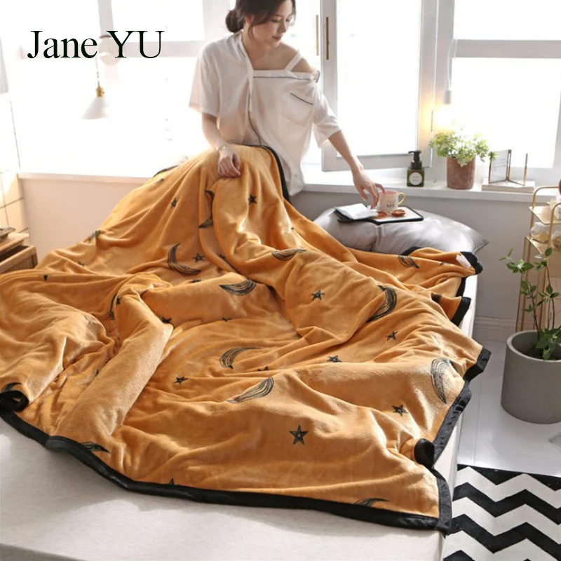 JaneYU Insnet красные одеяла Осень и зима теплый ворс диван офис покрыты ковром fanleigh групповые закупки