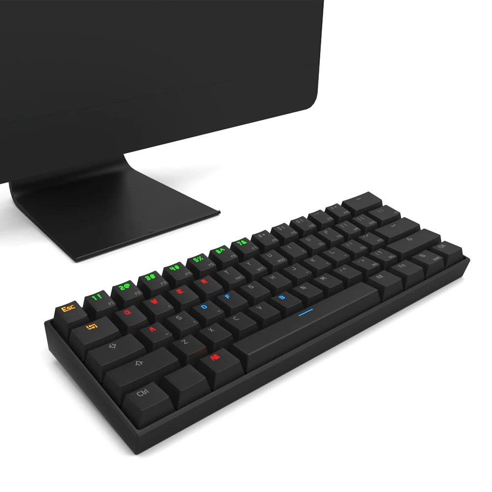 Оригинальный obins Anne Pro Беспроводной Bluetooth механическая клавиатура с RGB подсветкой