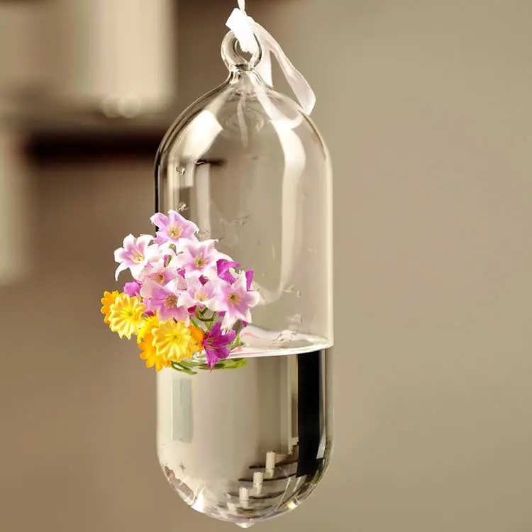Free shipping fashion crystal mxmade single hole glass vase / Mini