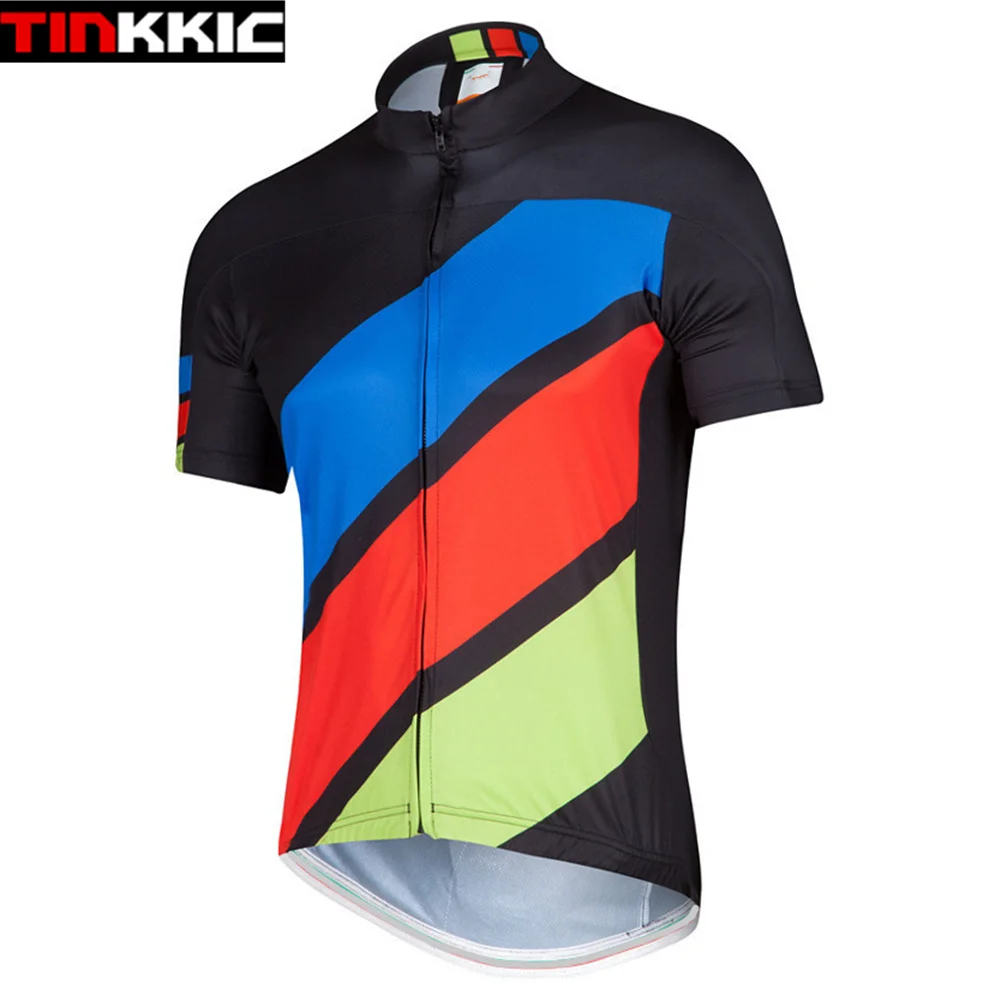 

2017 Tinkkic Mens Short Sleeve Cycling Jersey Bicycle Racing Cycle Jerseys Summer Bike Sportswear Maillot Ciclismo #XT-089