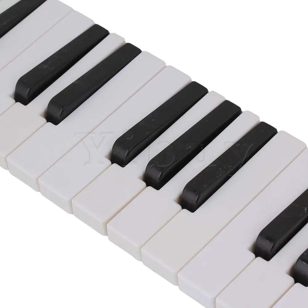 Yibuy голубой легкий 27 клавиш Note Melodica Wind Piano Mouth орган из пластика|mouth organ|keys melodicakey