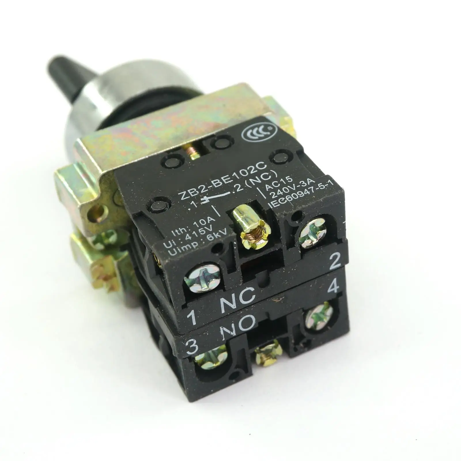 Pushbutton Switches 2 Position 1NO 1NC Maintained Select Selector