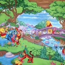 105*45 см медведь хлопчатобумажная ткань DIYTissue Лоскутная юбка с блестками Принцесса печатных шитье boyToy квилтинг