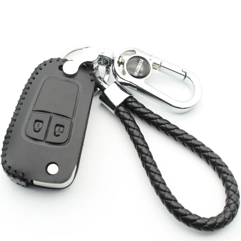 Чехол для ключей FLYBETTER 2B из натуральной кожи Chevrolet Aveo Opel Vauxhall/Corsa Buick Excelle