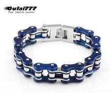 Нержавеющая сталь велосипедный мужской браслет цепочка Мужские аксессуары Мужской панк персонализированный Большой Шарм браслет цепочка на Руку rock stay