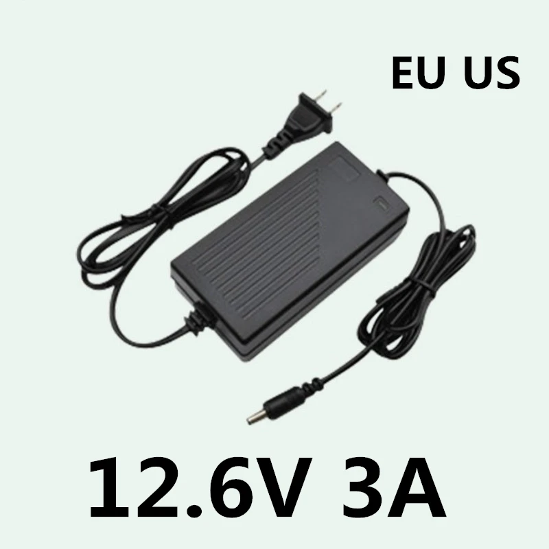1 шт. AC 100-240 В DC 12,6 в 3A 5A 18650 литиевая батарея зарядное устройство 12,6 вольт адаптер питания зарядное устройство 12,6 в 3000ма 5000ма США ЕС вилка