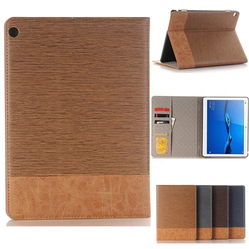 

Top Cross Pattern Leather Smart Auto Sleep Awake Shell Cover Case for Huawei Mediapad M3 Lite 10 10.1 inch Coque Capa Funda