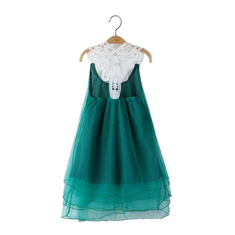 Xunqicls/От 2 до 10 лет платье для девочек; Детские платья принцессы с цветочным рисунком; летняя одежда без рукавов с бисером для девочек