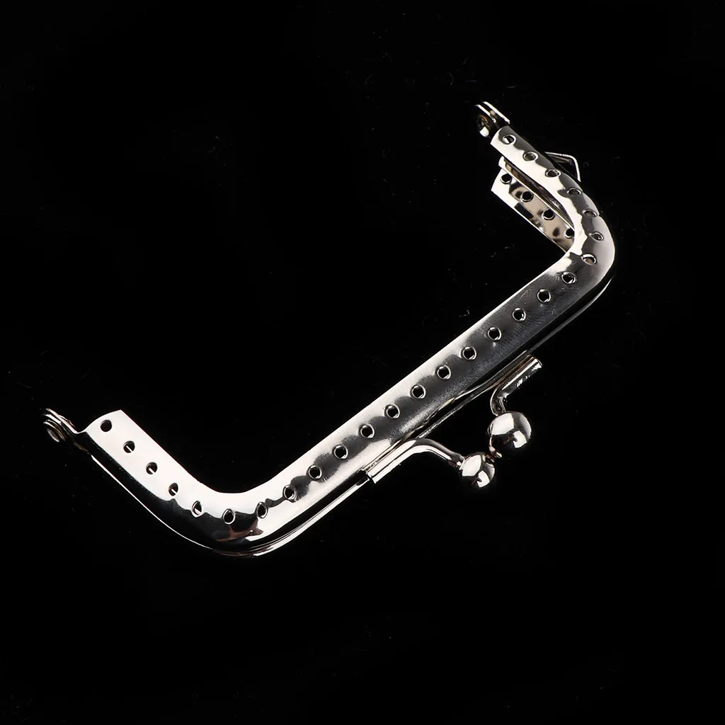 Handmade Metal Kiss Clasp Frame Flower Clutch Purse Complete Kits for Making Your Own Handbag