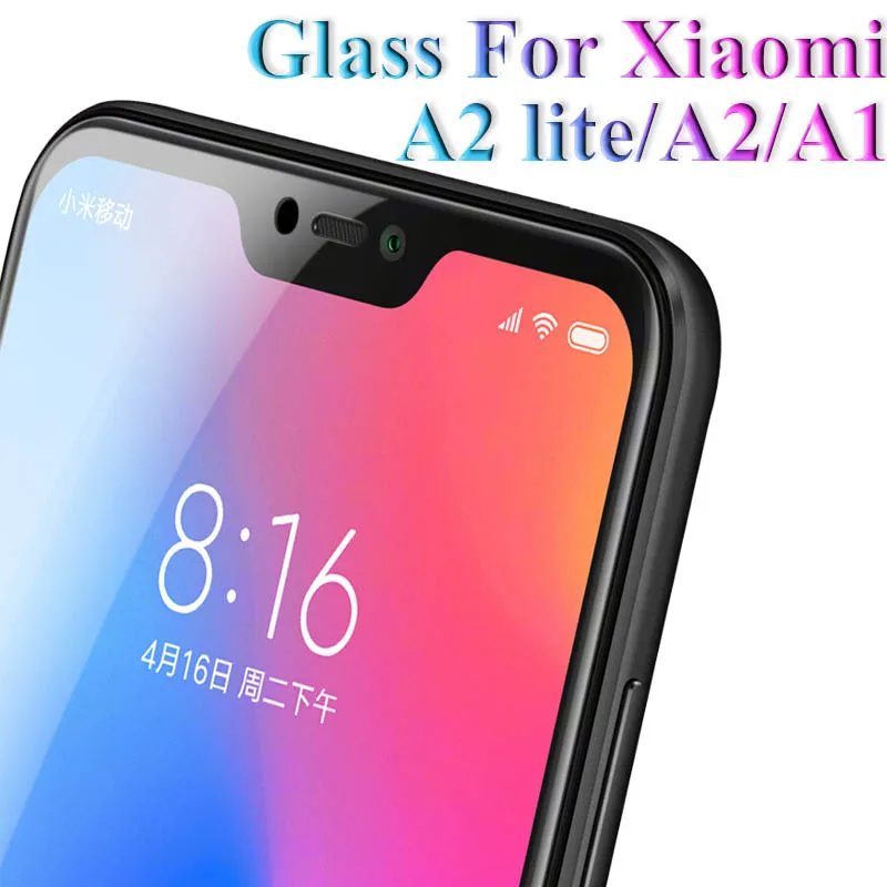 

Full cover for xiaomi a2 lite tempered glass for xiaomi mi a1 a2 6x 5x redmi 6 pro screen xiomi a 2 mia 2 mia2 lite light mia1