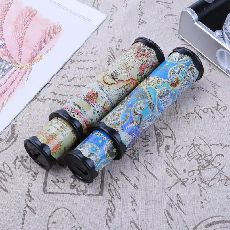 Stretchable Rotation Kaleidoscope 18CM/20CM/30CM Magic Changeful Adjustable Fancy Colored World Toys For Children Autism Kid Toy