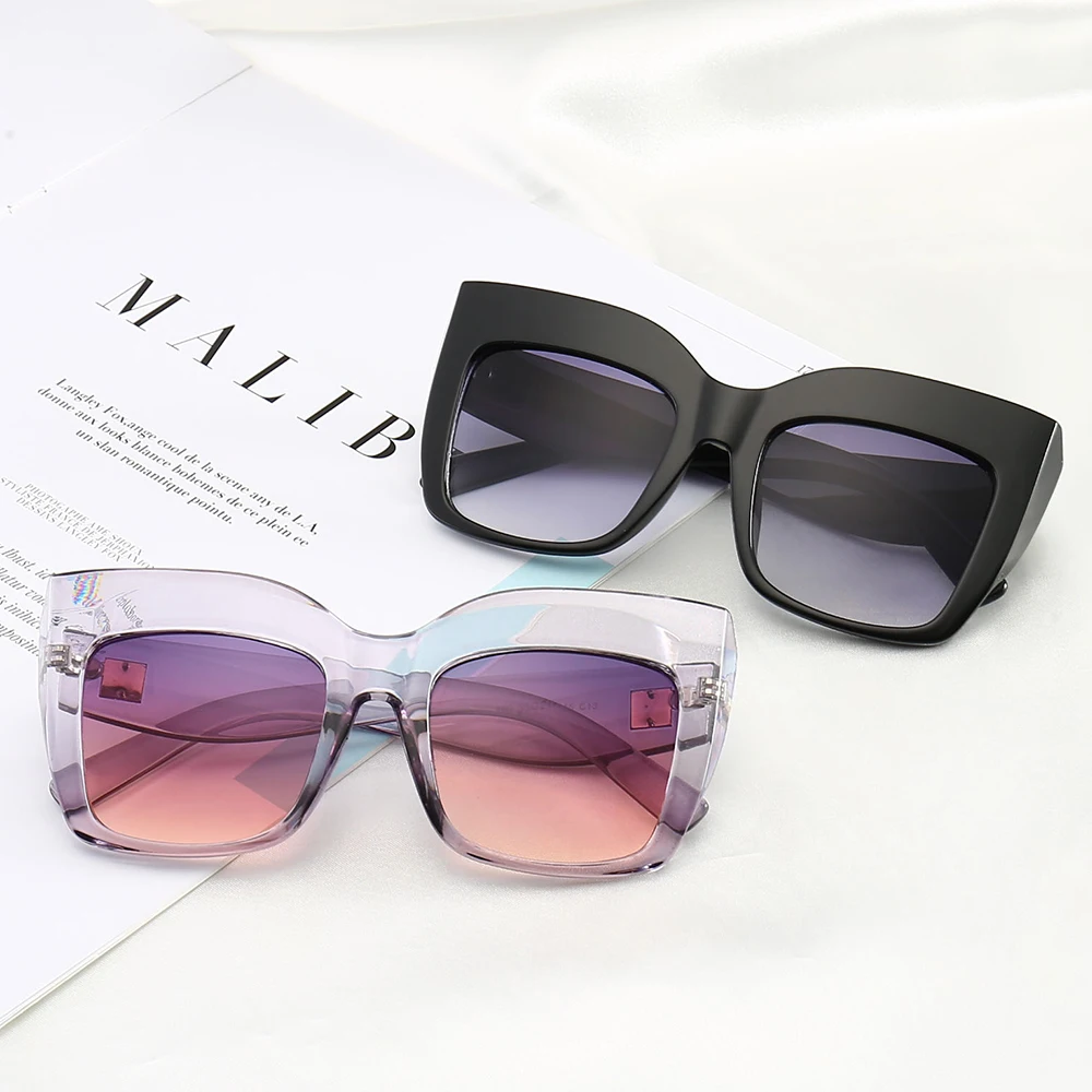 

PAMASEN Square Frame Luxury Sunglasses Polarized Sunglasses Men Women Driving Square Style Mirror Retro Oculos De Sol Gafas
