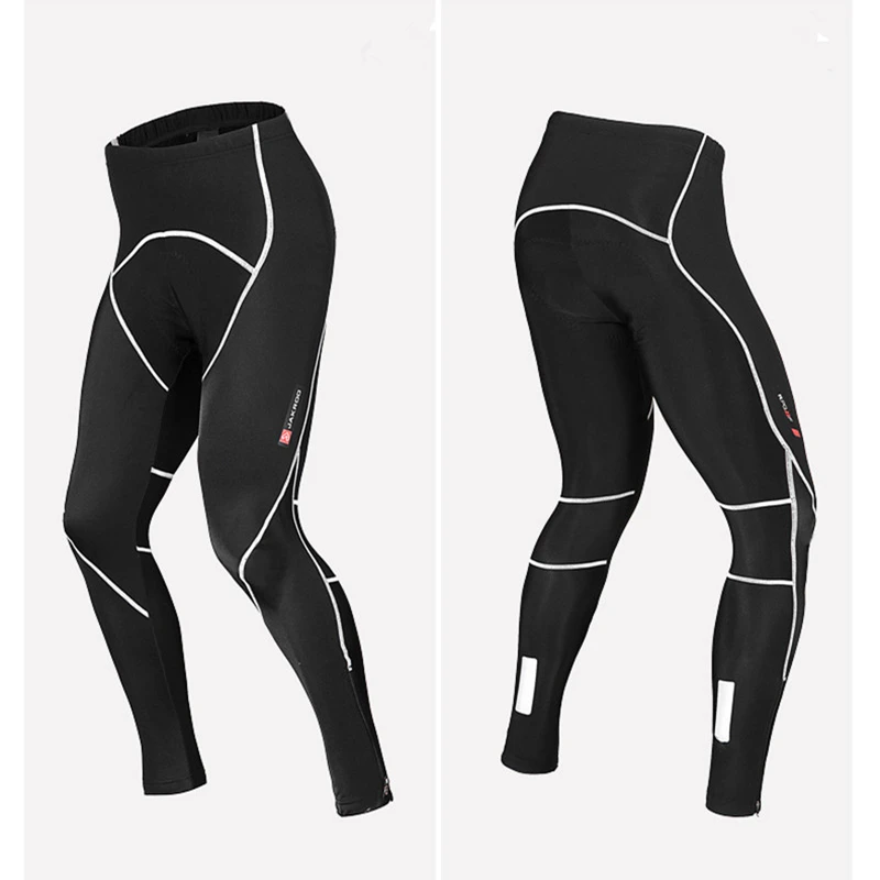

Jakroo RPG23 Men's 4/4 Cycling Pants Italian Composite Fleece Thermal Windproof Cycling Clothing With Sponge Padding MTB Bike