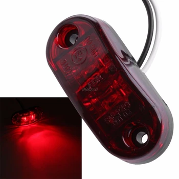 

New LED Side Marker Clearance Light Lamp Car Truck Trailer Caravan 10-32V Red