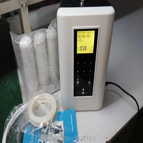 Тела рН баланса щелочной ионизатор воды(для домашнего использования) для ОПТ и розница установка для очистки воды с 3 пластины
