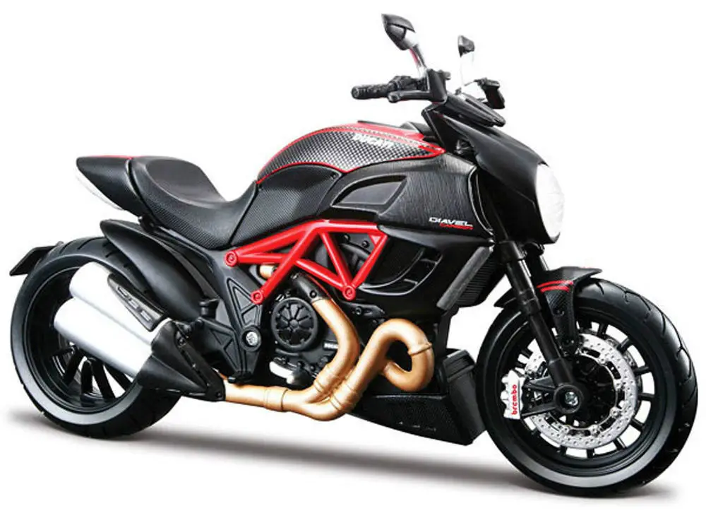 Maisto 1:18 Ducati Diavel мотоциклетный, из углеродного сплава велосипед литья под давлением модель игрушки Новый в коробке