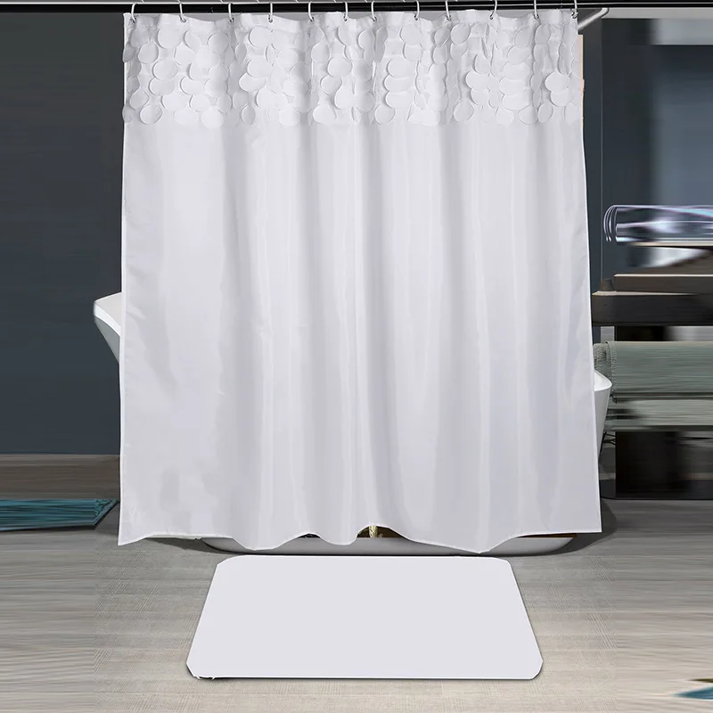 SunnyRain 1 шт. современный дизайн белая занавеска для душа большой размер занавеска для душа s водостойкая занавеска для ванной 180x180 см - Цвет: 22