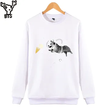 

Space Sweatshirt Men Hip Hop White/Pink Long Sleeve Mens Hoodies And Sweatshirts Set Casual Fashion Skateboard Clothing XXS