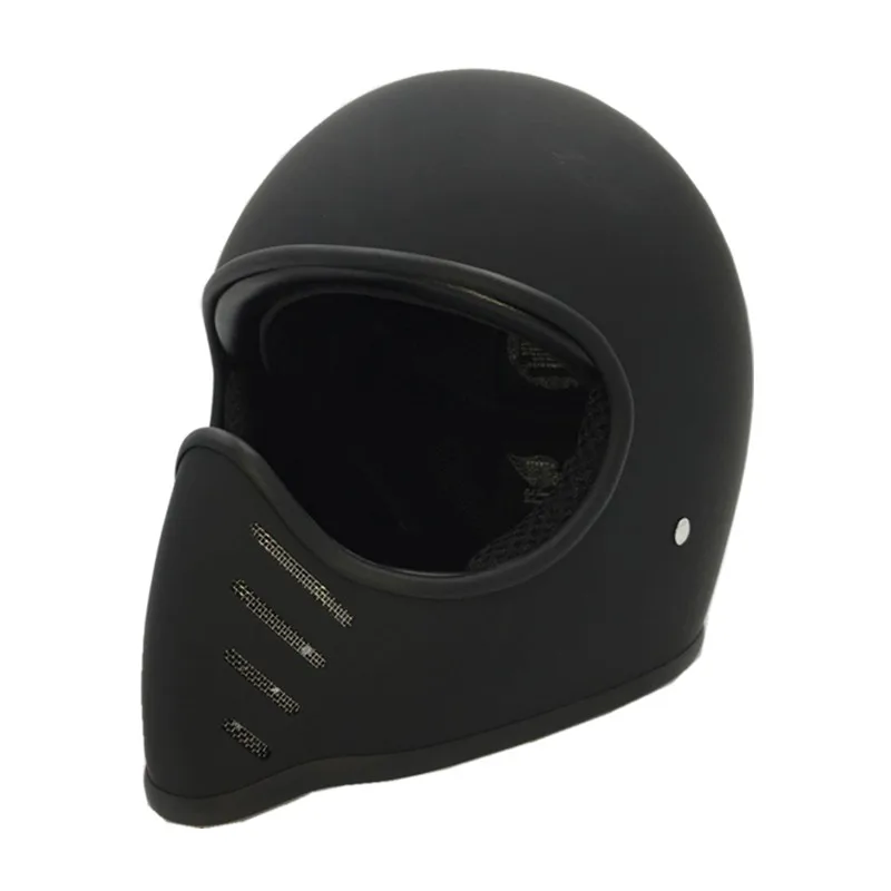 wintage Full Face Motorcycle Helmet Chopper Oldschool