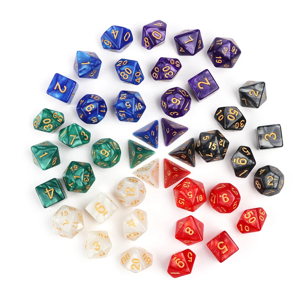 Aliexpress.com : Buy 7 PCs/Set Acrylic Dice Gambling Tool ...
