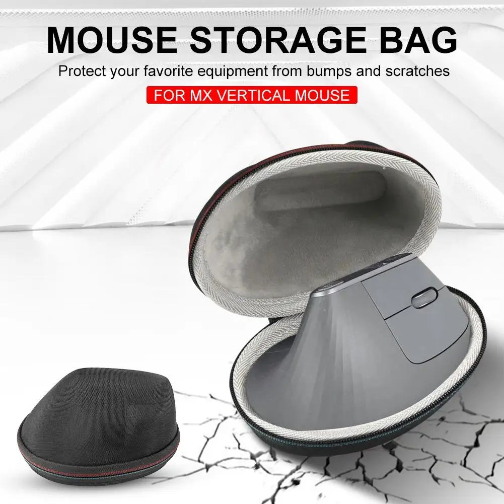 

Travel Case EVA Shockproof Portable Fits-Advanced Ergonomic Mouse Storage Bag For MX Vertical mouse #YW