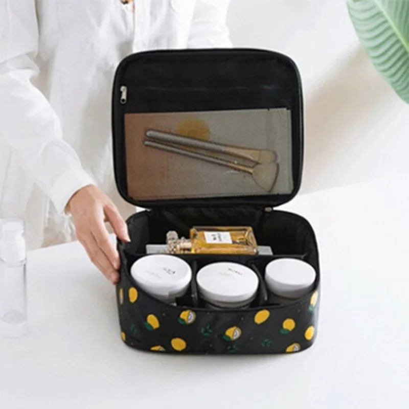 

Women Professional Cosmetic Case Beauty Brush Makeup Bag Travel Necessary Waterproof Cosmetic Bag Big Capacity Make Up Box