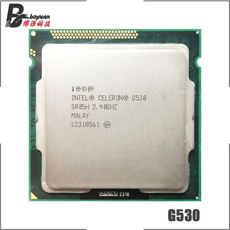 Двухъядерный процессор Intel Celeron G530 2,4 ГГц 2M 65W LGA 1155