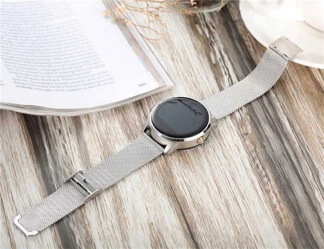 Bluetooth Montre Smart Watch 1.22 pouce IPS HD Support Daffichage Surveillance de la Fréquence Cardiaque Message Push pour IOS Android Bluetooth Montre Smart Watch 1.22 pouce IPS HD Support Daffichage Surveillance de la Fréquence Cardiaque Message Push pour IOS Android