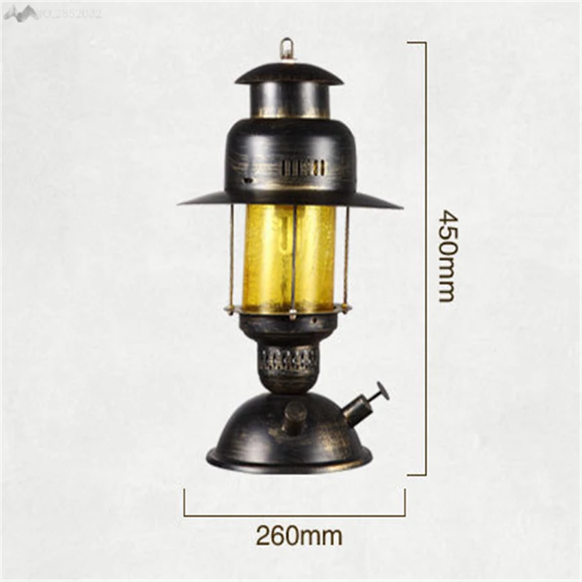 

LFH New American style vintage wall lamp indoor lighting bedside lamps table lights for Home Decor Restaurant Light bedroom