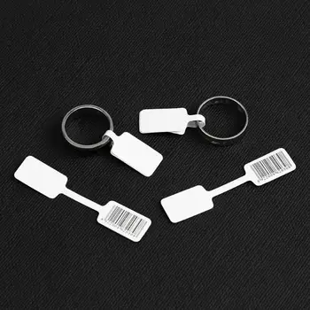 

100pcs/bag Blank Price Tags Necklace Ring Jewelry Labels Paper Stickers Accessories Retail Store