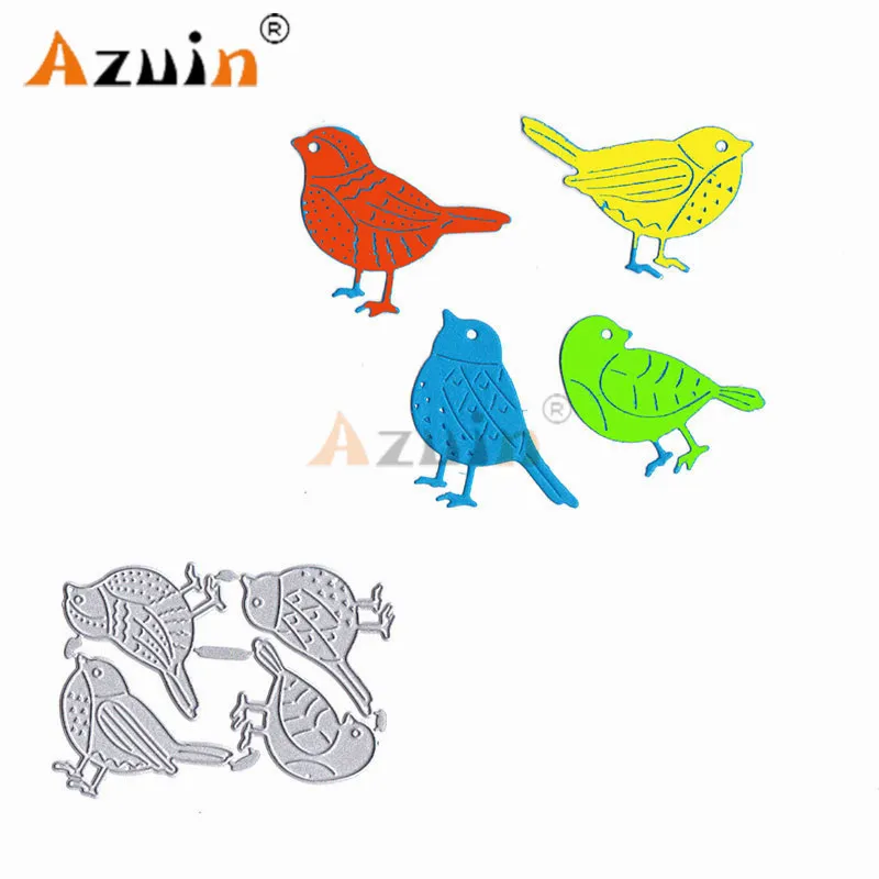 

2018 New Birds Metal Cutting Dies Scrapbooking Animals Cute Birds Scrapbooking Knives Diy Punching And Cutting Dies For Cards