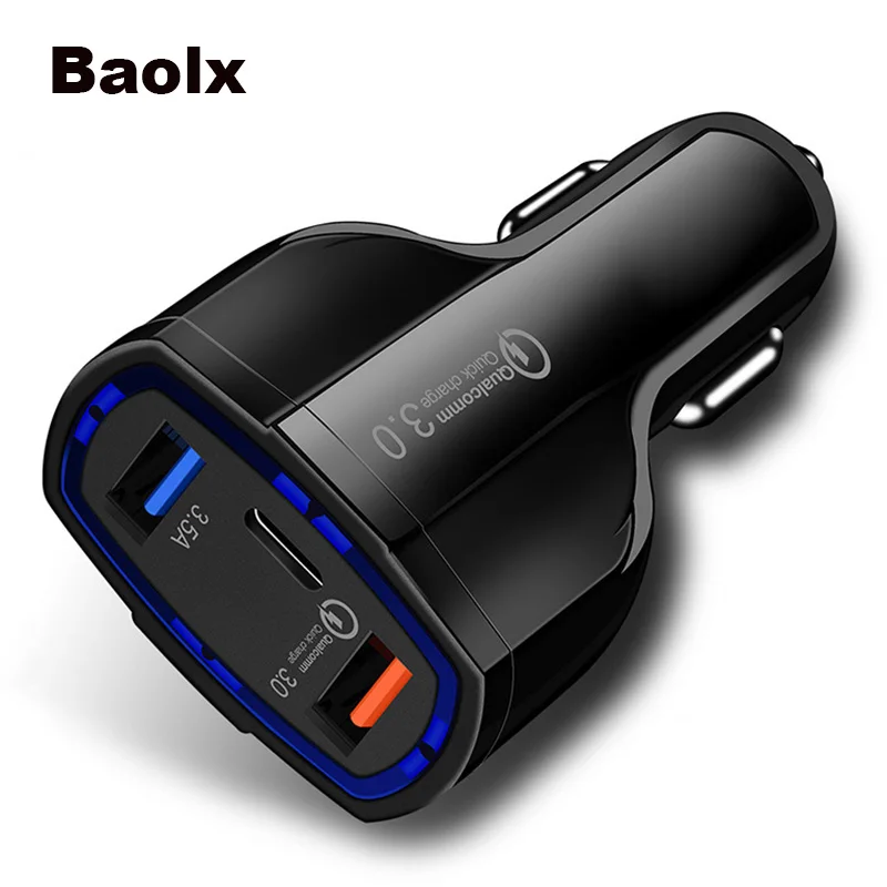 Quick Charge 3.0 Car Charger Type C PB USB Fast Charging Car charger