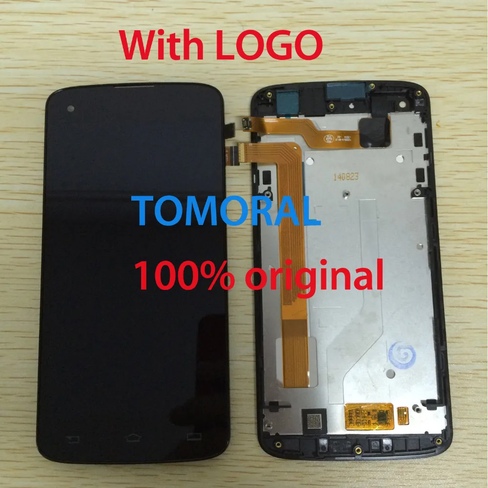 100 Brand new For Black and white for Philips I908 LCD Display Touch Screen Digitizer Glass
