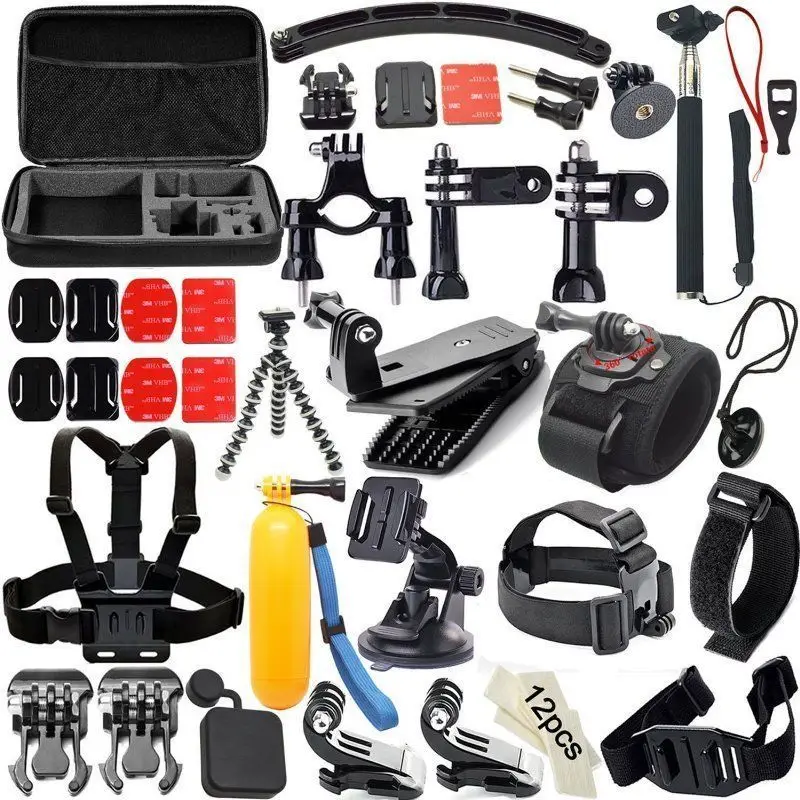 Prix pour 50 en 1 Kit D'accessoires pour GoPro Hero 4 3 + 3 2 1, accessoires Faisceau Prix pour 50 en 1 Kit D'accessoires pour GoPro Hero 4 3 + 3 2 1, accessoires Faisceau