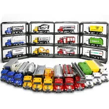 New 12 Types 1 Pcs Diecast Mini Alloy Car Dump Truck Model Children font b Toys