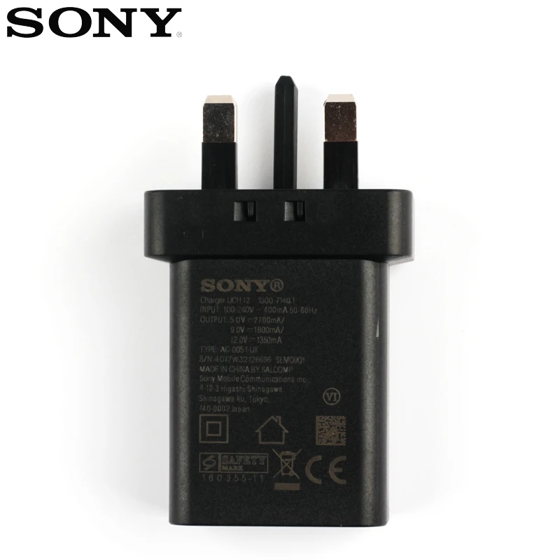 Adapter Fast Charging Charger UCH10 For Sony Xperia XZ Pro X XZ1 Z5 C5 Ultra E5 E6883 X Performance F3113 G8342 XZ1 P USB Cable 65 watt charger