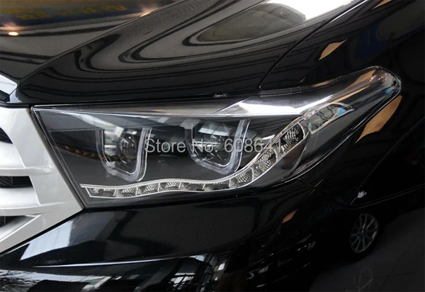 Kluger Highlander светодиодный головной светильник U Тип Ангельские глазки для TOYOTA 2012