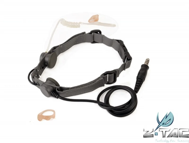 Tactical Throat Adaptador Headset Mirophone Z033 Ztac Softair Militar Airsoft z Mic 10 Fones de Ouvido tático & Acessórios