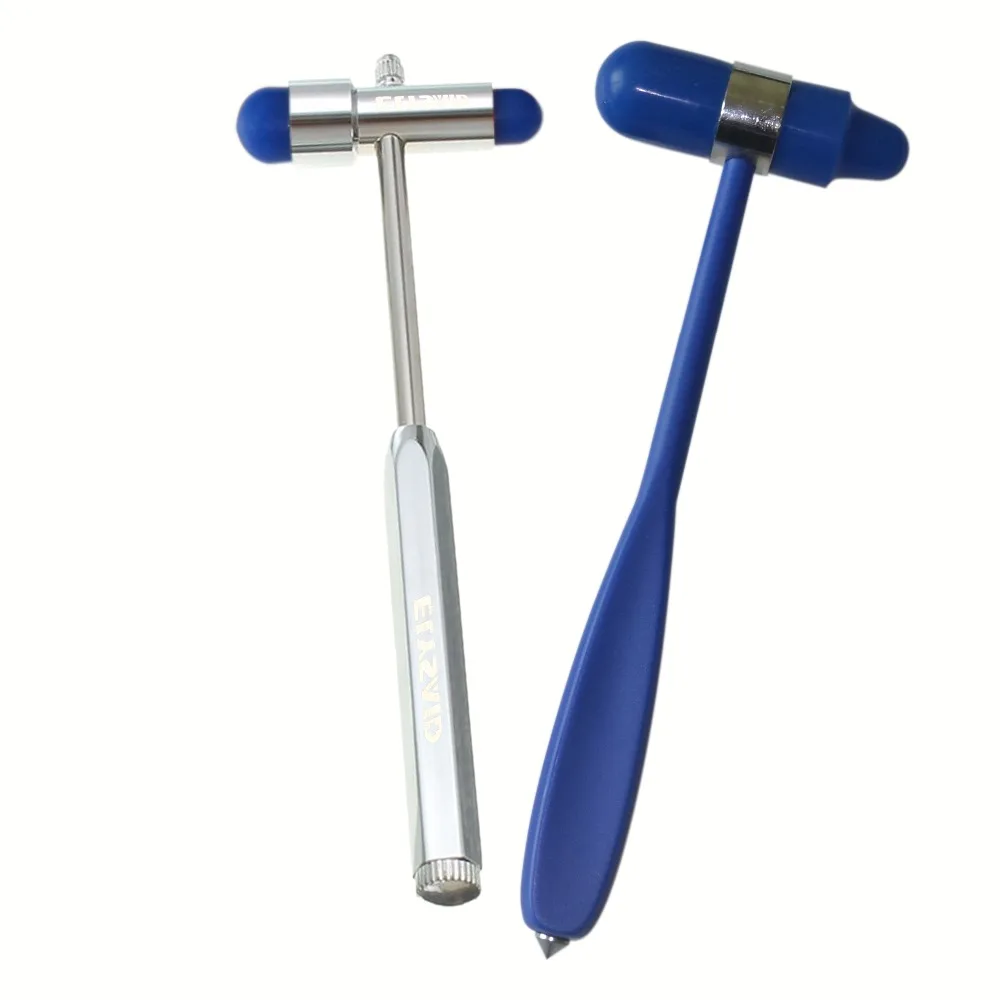1Pr Blue Reflex Hammer ABS Big Size Medical Percussion Reflex Hammer