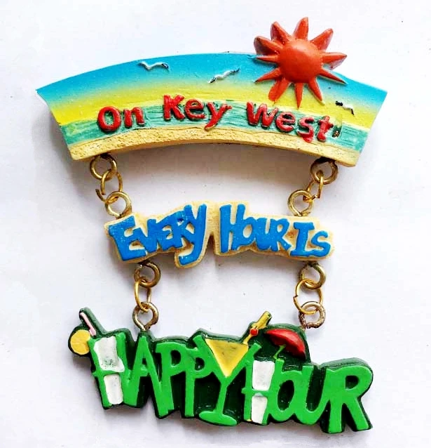 3D магниты на холодильник Key West Флорида США сувениры для путешествий по миру