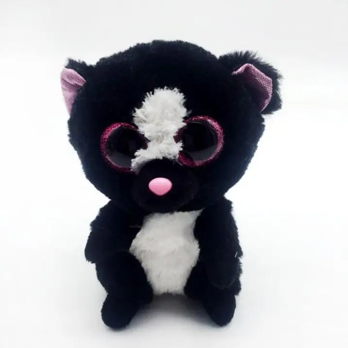 Ty Beanie Boos Elephant and Monkey Plush Doll Toys for Girl Rabbit Fox Cute Animal Owl Unicorn Cat 6\
